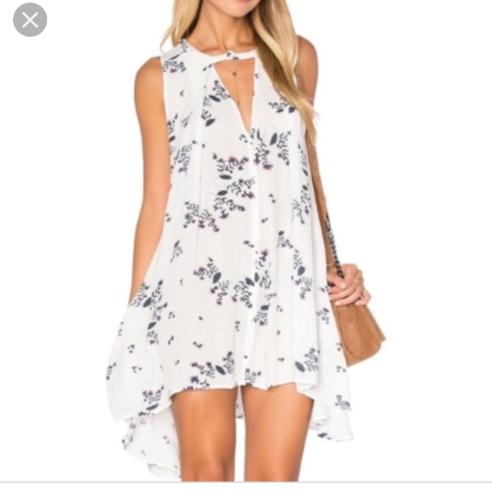 Free People Floral Tunic